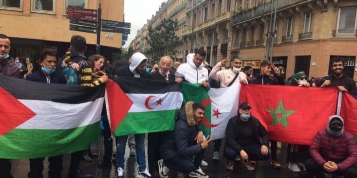 73 ans après la Nakbah, 46 ans après la Marche verte et 30 ans après le Plan de règlement de l’ONU pour le Sahara occidental, soutien et solidarité avec les peuples palestinien et sahraoui en lutte pour leur indépendance